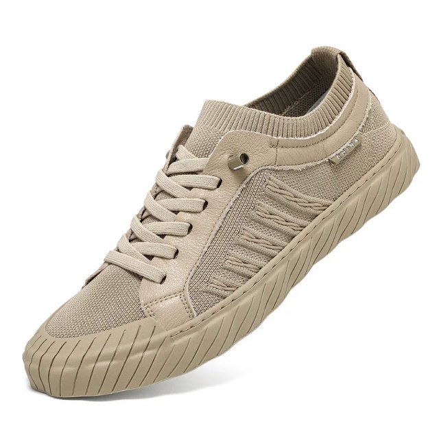 XIHAHA zapatos de hombre de verano transpirables de seda de hielo viejo Beijing zapatos de tela todo-fósforo zapatos planos casuales de moda zapatillas de deporte