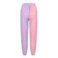 thumbnail image 7 of BRDFRL Womens Sweatpants with Pockets Cotton Solid Color Drawstring Women's Pants with Pockets Sweat Pants Trousers Purple XL, 7 of 7