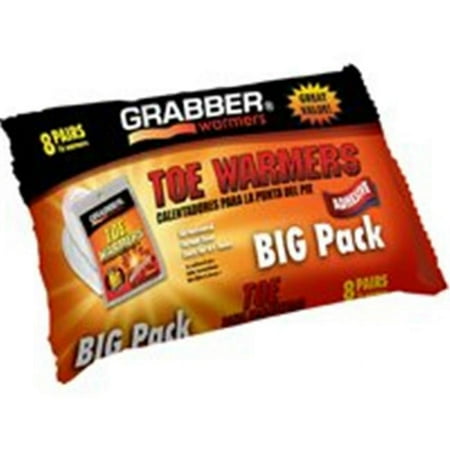 UPC: 0031626056157 | Grabber TWES8 Adhesive Toe Warmers Big Pack 6+ Hours 8-Pairs