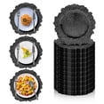 thumbnail image 4 of golytefs 100PCS Charger Plates Reusable Ruffled Plastic Plate 12In Dinner Plate (Black), 4 of 9