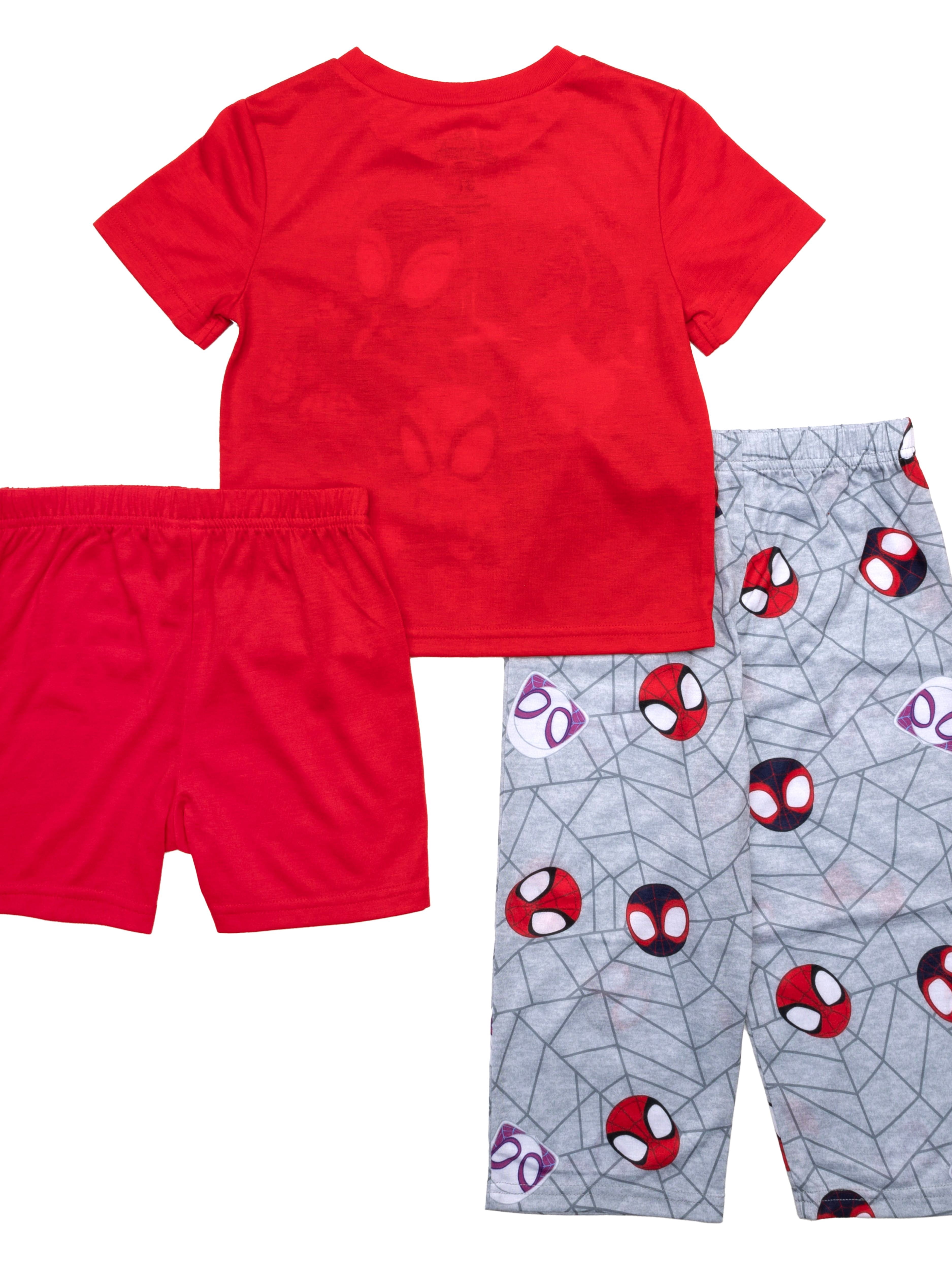 Character Toddler Top, Pants and Shorts Pajama Set, 3-Piece, Sizes 12M-5T