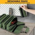 thumbnail image 4 of Bolsa organizadora de herramientas enrollable UUP, color verde, 4 of 8