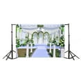 thumbnail image 3 of ABPHOTO 7x5t Photography Backdrop Luxury Fresh Flowers Roman Column White Curtain Carpet Grass Field Nature Romantic Photo Background Backdrops, 3 of 4