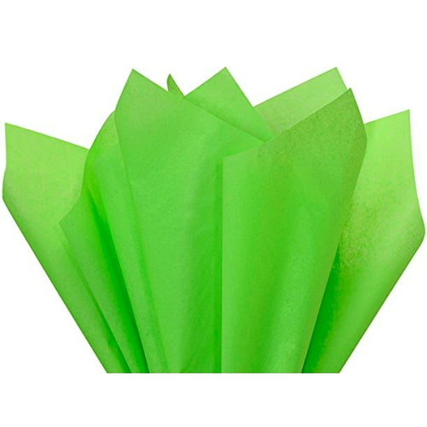 Groovy Green Tissue Paper 15 X 20 - 100 Sheet Pack by Premium Tissue ...