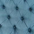 thumbnail image 4 of GDF Studio Heathbrooke Contemporary Tufted Storage Ottoman, Blue and Dark Brown, 4 of 11