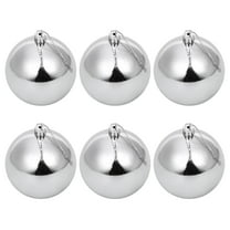 WRITWAA 12Pcs Silver Sphere Decoration Balls for Christmas Tree Ornament