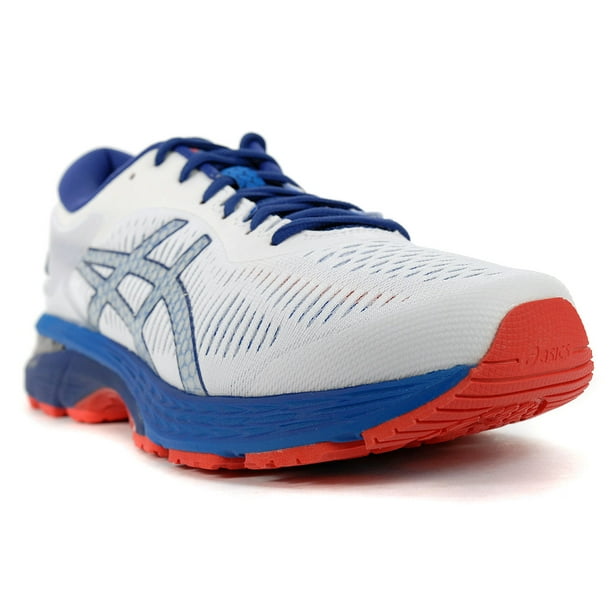 Asics men's gel-kayano 25 running cheap shoes - white/blue