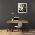 thumbnail image 3 of Rhyan, Vivien 20x24 White Modern Wood Framed Museum Art Print Titled - Tiger, 3 of 4