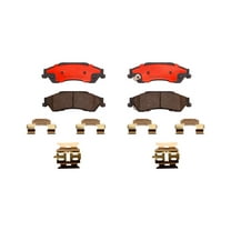 Brembo P10002N; Brake Pad; NAO; FMSI Number D729-7596; Ceramic; Set Of 4; With Hardware