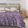 thumbnail image 4 of Custom Pet Photo Blanket, Customized Cat Face Blankets with Names, Personalized Picture Blanket, Pets on Blanket, Personalized Mothers Day, Gift for Pet Lover, 4 of 6