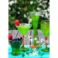thumbnail image 2 of Golden Hill Studio Frosted Curl Martini Glass (Set of 2), 2 of 3