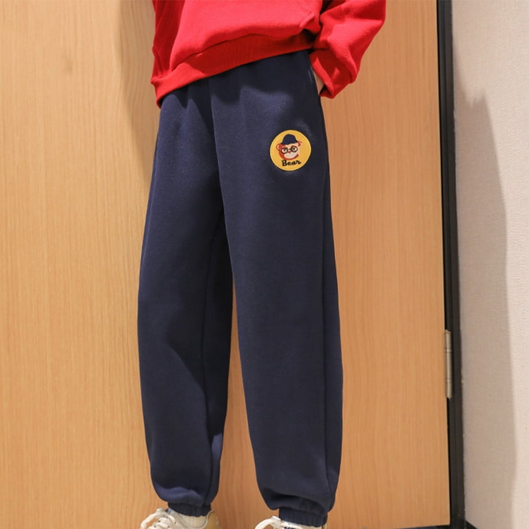 Godderr Kids Toddler Autumn Sweatpants for Girls ,Soft Cotton