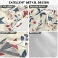 thumbnail image 4 of Kids' Beach Pants Comfortable Swim Trunks Red and Blue Leafy Designs Shorts for Pool Vacation and Lounge Wear X-Small, 4 of 8