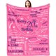 thumbnail image 1 of LHSHID 20th Birthday Decorations for Women Blanket 50"x60", 1 of 7