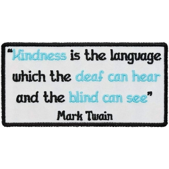 Kindness Is The Language Patch, Motivational Patches