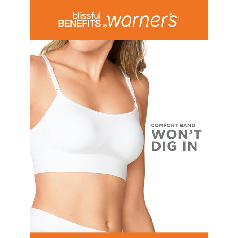Warners® Blissful Benefits Dig-Free Comfort Band with Seamless Stretch  Wireless Lightly Lined Comfort Bra RM0911W