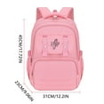 thumbnail image 3 of GPOECD Large Capacity Versatile Campus Backpack for Female College Junior High and High School Students School Backpack Red,One Size, 3 of 4