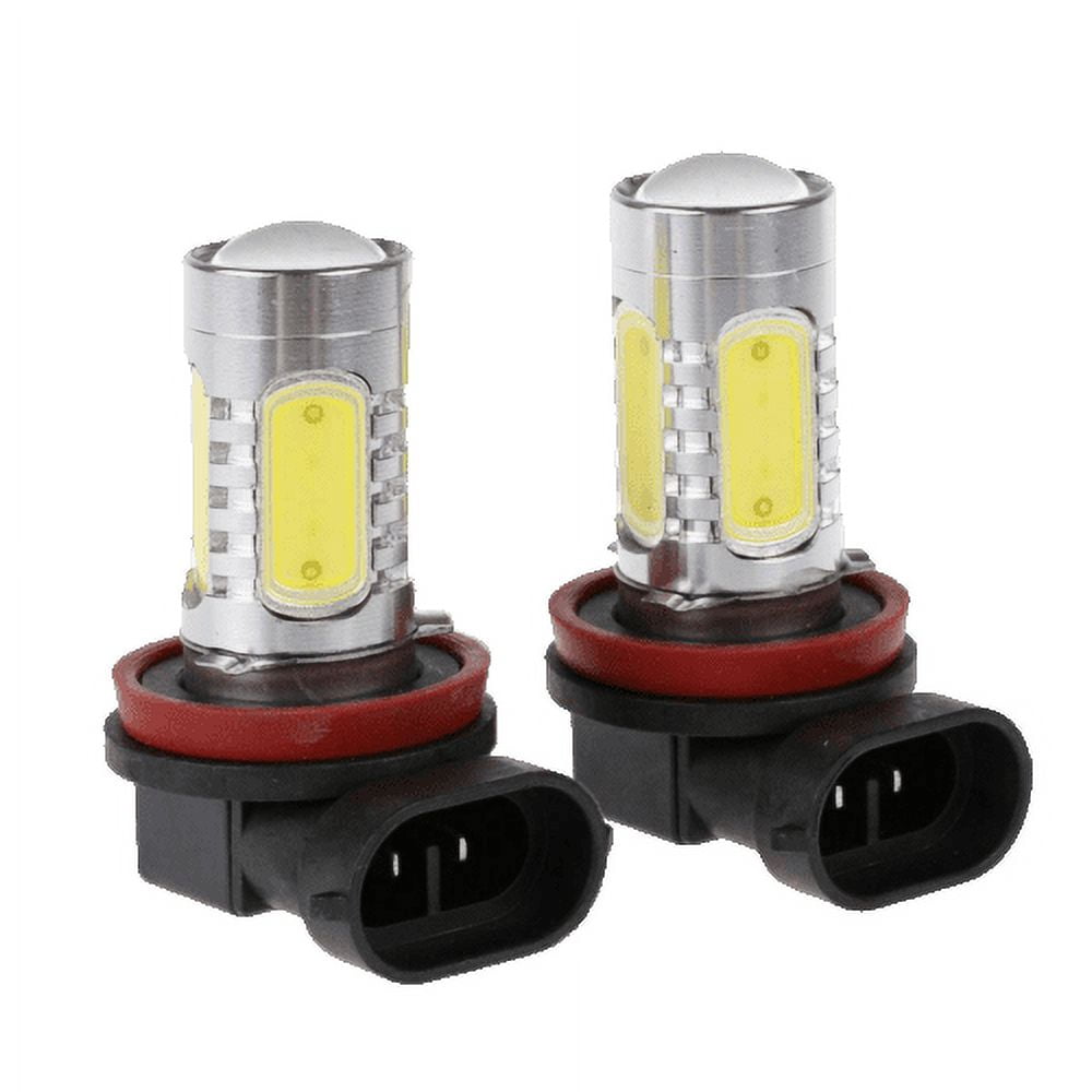 2x H11/H8 LED Fog Light Premium White For Chevrolet Malibu Dodge Ford GMC Honda Jeep Nissan Toyota