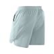 thumbnail image 3 of Ceisia Men's Up to 8XL Plus Size Quick Dry Athletic Casual Shorts Relaxed Straight Fit with Side Slits & Laser Ventilation Gifts, 3 of 6