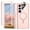 Pink, variant on Dteck for Samsung Galaxy S24 Ultra Case Clear, Anti-Yellowing S24 Ultra Case with Tempered Glass Screen Protector Camera Lens Protector, Magnetic Phone Case for Galaxy S24 Ultra,Blue