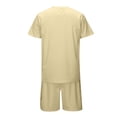thumbnail image 3 of Men Short Sets 2 Piece Men's T Shirts Short Sleeve & Shorts Men Summer Outfits Beach Clothes Mens Matching Set, 3 of 8
