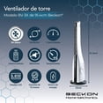 thumbnail image 2 of Ventilador de Torre SIN ASPAS Beckon BV-3X blanco ultra Silencioso Con Oscilación + Control Remoto 92cm, 2 of 8