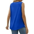 thumbnail image 5 of Women Blouses Tunic Blouse Floral Long Sleeve Shirt Ladies Juniors Graphic Tee underneath Clothes Pajama Tops for plus Size Women Long Sleeve Button down Blouse Ladies Button down Misses Blue 3XL, 5 of 8