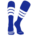 thumbnail image 1 of PEAR SOX Striped OTC Baseball, Softball, Football Socks (C) Royal, White (M), 1 of 3