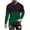Green, variant on breaise Mens Big and Tall T Shirt Trendy Tie Dye Long Sleeved Round Neck T-shirt Casual Blouses Gradient Color Shirt for Men M-4XL