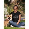 thumbnail image 2 of I'm Here To Pet All The Dogs  And Cute Dog Lovers  Women Black T-Shirt, Female Small, 2 of 4