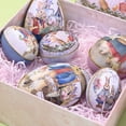 thumbnail image 5 of A-SFor creativo lindo organizador de hojalata conejito impreso Metal huevo de Pascua en forma de caja de dulces Chocolate almacenamiento lata titular Decoración esquí esquí Gafas de esquí, 5 of 5