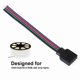 thumbnail image 4 of 20 Pijas Conector de cable de 4 Pines Cables de Tira de Luces LED RGB DE 10 cm de longitud, 4 of 7
