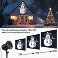 thumbnail image 3 of Proyector navideño Nagudenfo 3D Snowman 2024 mejorado, 3 of 6