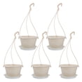 thumbnail image 1 of MasteelfCA 5 Sets Hanging Flower Pots Simple Green Radish Flower Pot Home Plant Pot, 1 of 8