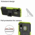 thumbnail image 2 of Dteck Case For Samsung Galaxy A10E Case, Galaxy A20E Case, Double-Layer Hybrid Shock Resistant Armor with Kickstand Protective Case, green, 2 of 5