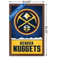 thumbnail image 3 of NBA Denver Nuggets - Logo 18 Wall Poster, 14.725" x 22.375", Framed, 3 of 5