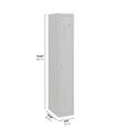 thumbnail image 3 of BDS Locker 30 X 50 cm Flat pack (28117) - Main unit (Light Gray) (1 Tier), 3 of 6