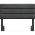 thumbnail image 6 of Serta Palisades Tufted Upholstered Queen Size Adjustable Headboard, Charcoal Gray, 6 of 14