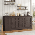 thumbnail image 3 of Timagebreze 70 Inch Farmhouse Sideboard with 4 Doors & Adjustable Shelves, Wood Buffet Cabinet for Dining Room, 3 of 9