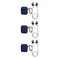 thumbnail image 2 of jesticaly Silicone Wireless for True Wireless Earphone Cover Box Charging Case dark blue 3Set, 2 of 6