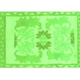 thumbnail image 1 of Ahgly Company Indoor Rectangle Abstract Green Modern Area Rugs, 4' x 6', 1 of 4