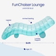 thumbnail image 5 of Funsicle 5.6ft FunChaiser Lounge, Inflatable Pool Float, Lagoon Blue, Adults, Unisex, 5 of 9