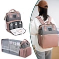 thumbnail image 2 of Mochila plegable portátil para mamá, bolso de viaje de gran capacidad para viaje, para cuna, 2022, 2 of 4