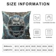 thumbnail image 5 of Orinice Wings Helmet Brick Wall Graphic Decorative Cushion Throw Pillow Cover Short Plush Pillowcase 1PC 18x18in, 5 of 5