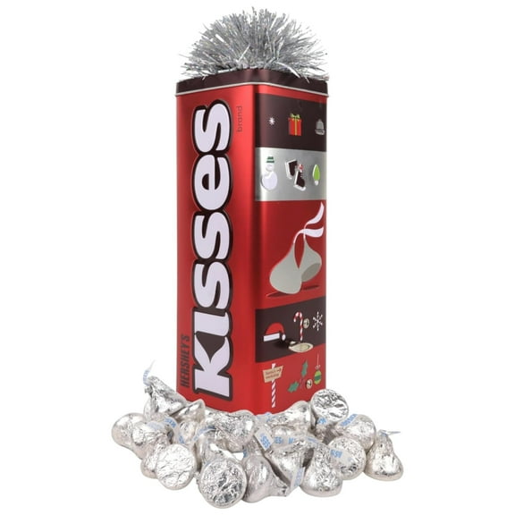 Galerie Holiday Chocolate Music Tin with Milk Chocolate Kisses 5.1oz