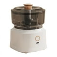 thumbnail image 1 of Riforla Functional Home Electric Meat Grinder One Click Start Sharp Detachable Garlic Chopper Mini Food Processor for Home Use Food Blender White 13.6X13.6X15.1cm, 1 of 3