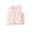 Pink, variant on Odeerbi Toddler Boys Girls Quilted Puffer Vest Fall Winter Thermal Gilet Down Vest Children's Solid Color Round Neck Velvet Sleeveless Jacket Coat Toddler Clothes Coffee