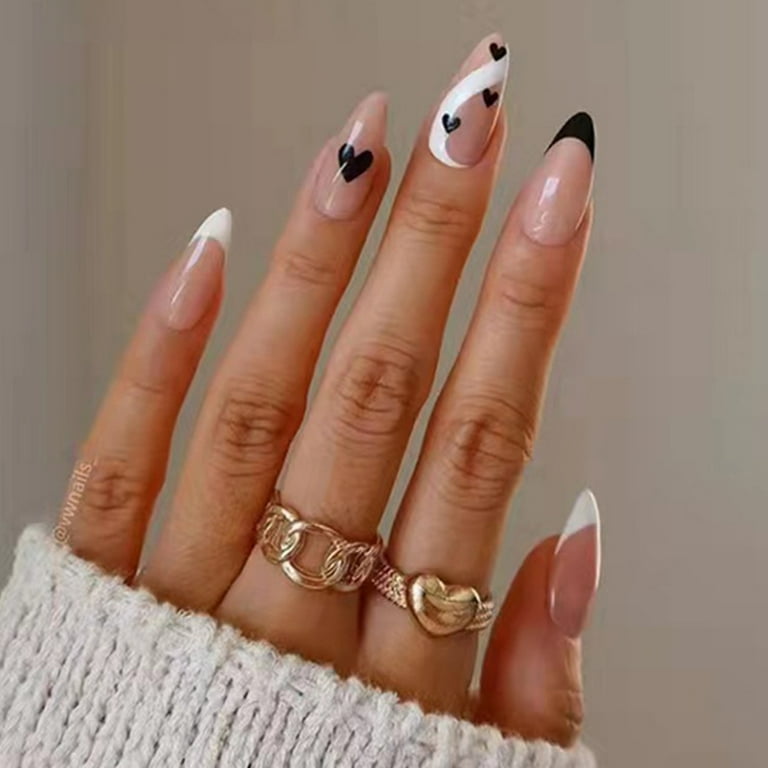 Black White nail stickers