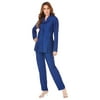 Roaman's Women's Plus Size Ten Button Pant Suit
