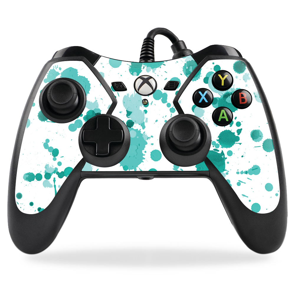 Skin Decal Wrap for PowerA Pro Ex Xbox One Controller Abstract Black